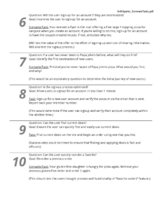 Task Scenario Page 2