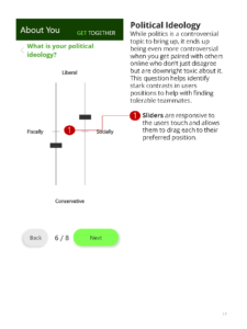 Onboarding - Political Leaning